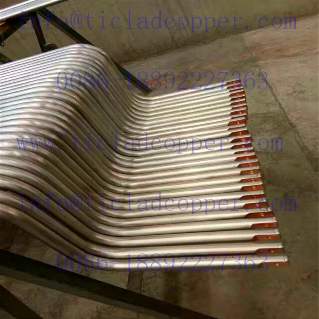 Bimetal Nickle Clad Copper Bar / Zr Clad Copper Support Rod Bar